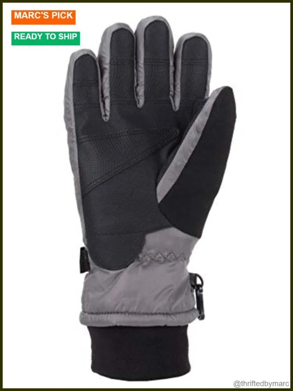 Women's Quilted Waterproof Cold Weather Gloves with Touchscreen